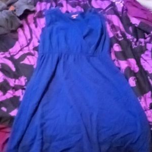 Blue dress